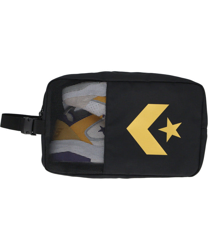 コンバース CONVERSE コンバース CONVERSE ハーフメッシュシューズケース C2554097 (1943 ブラック×ホワイト) 1943 ブラック×ホワイト