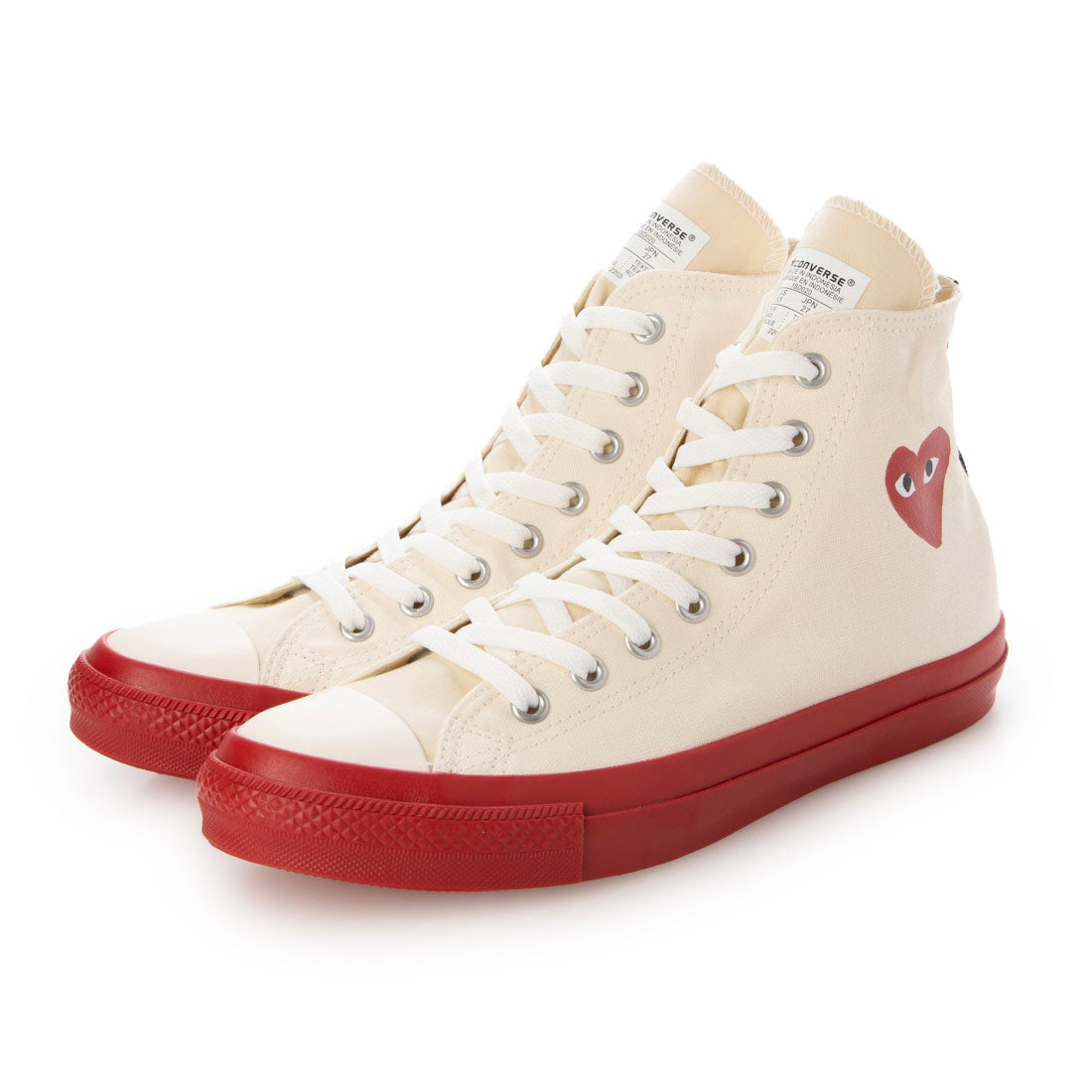 コンバース CONVERSE PLAY CONVERSE CHUCK TAYLOR WHITE プレイ コム デ ギャルソン×コンバース (WHITE) WHITE
