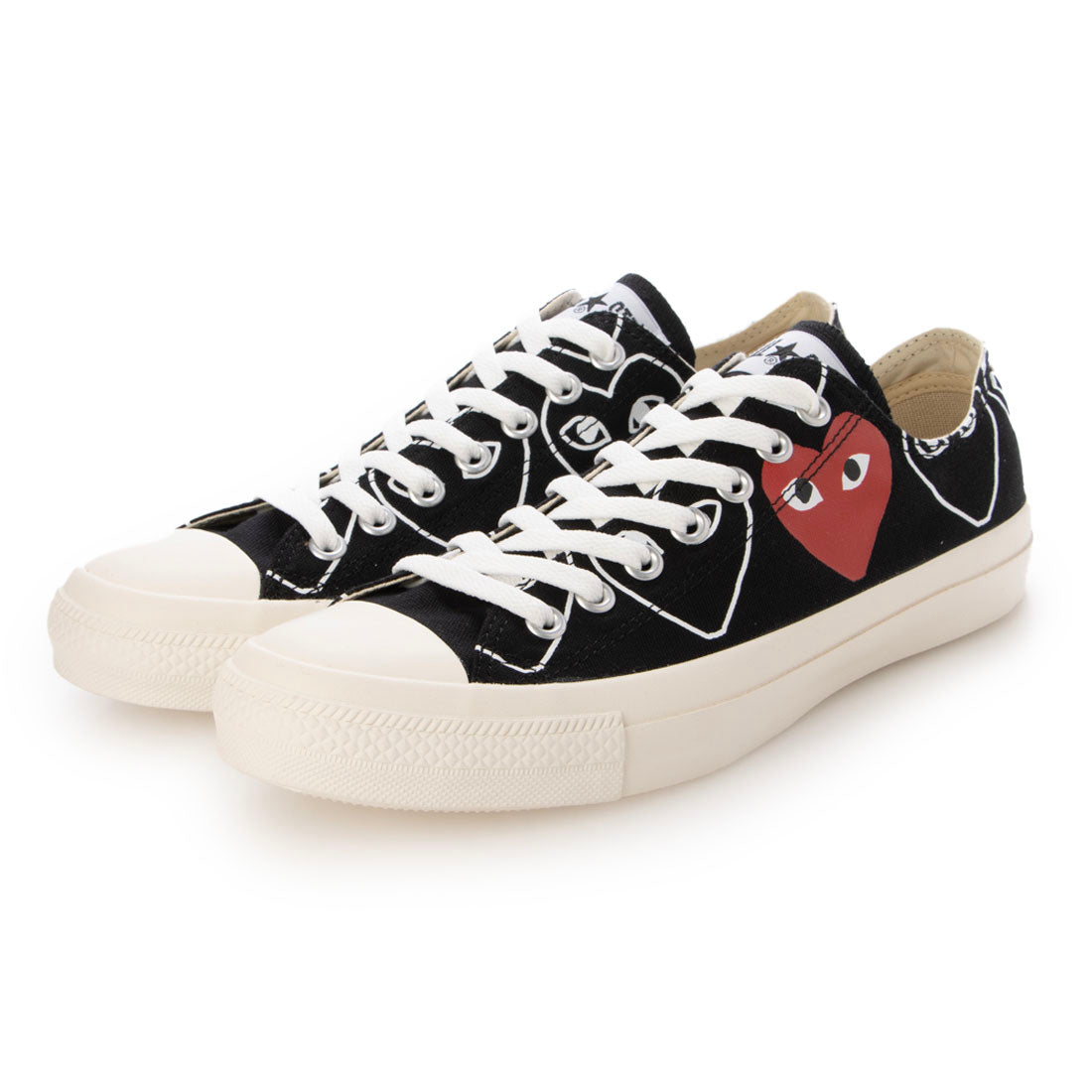 コンバース CONVERSE PLAY CONVERSE CHUCK TAYLOR BLACK プレイ コムデギャルソン コンバース チェック テイラー ブラック【AZ-K118-001】 (BLACK) BLACK