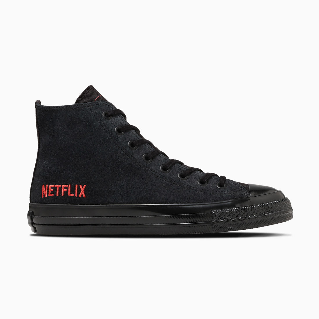 コンバース CONVERSE メンズ レディース スニーカー オールスター エイジド HI / ネットフリックス Netflix ハイカット レザー (ブラック) ブラック