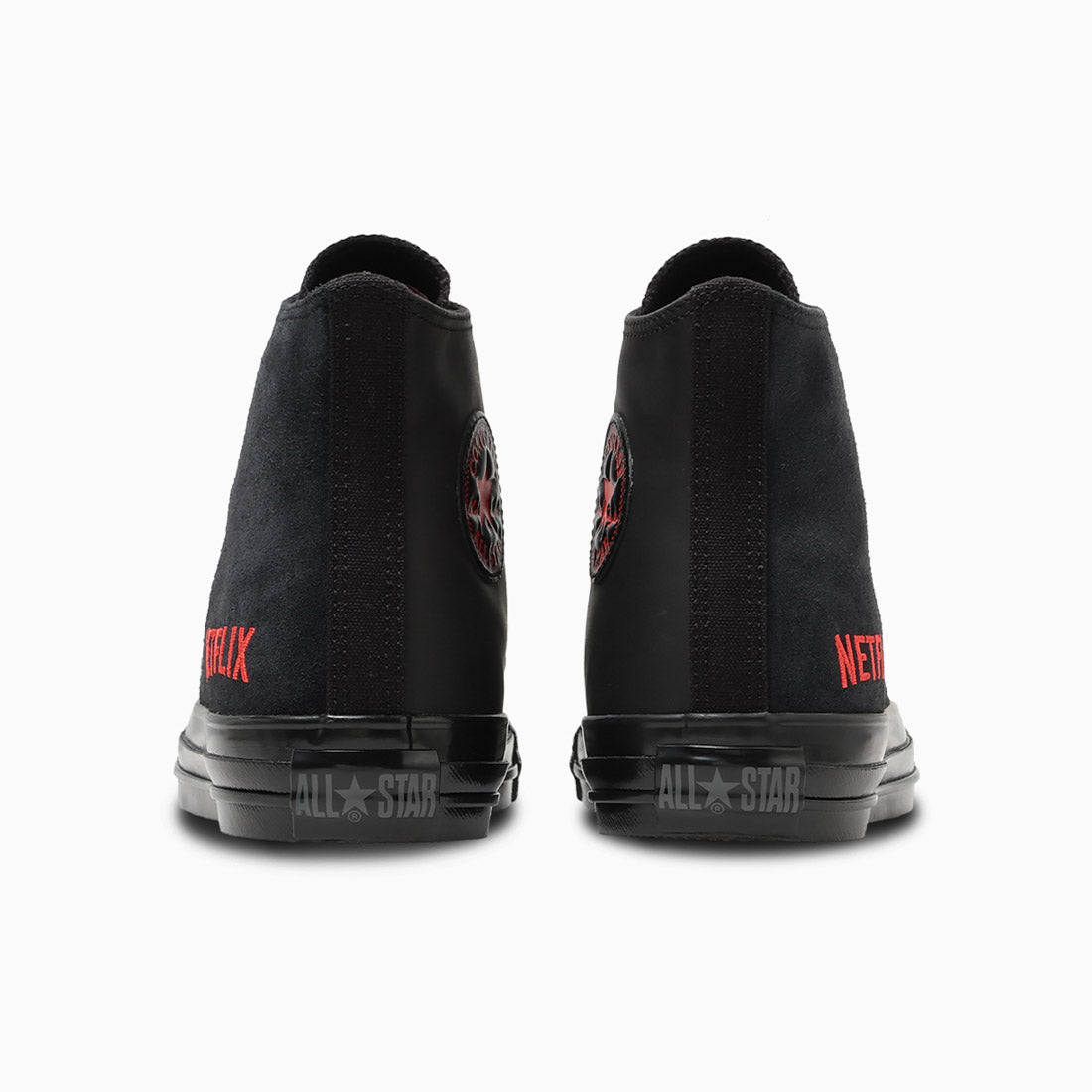 コンバース CONVERSE メンズ レディース スニーカー オールスター エイジド HI / ネットフリックス Netflix ハイカット レザー (ブラック) ブラック