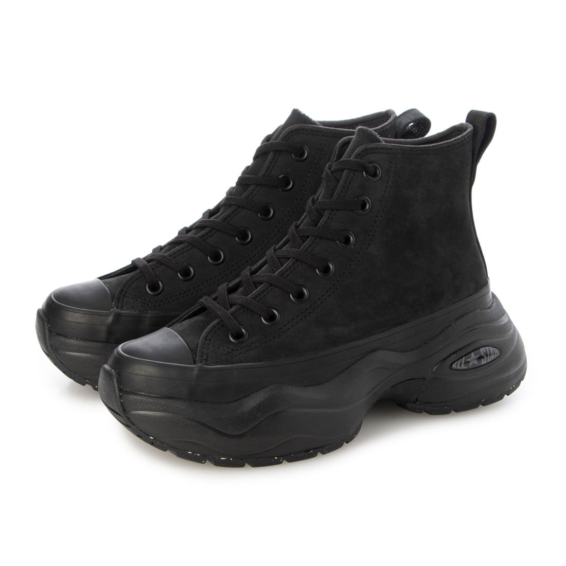 CONVERSE Women's Sneakers High Cut Thick Sole LEATHER ALL STAR SURGETRAINER  HI