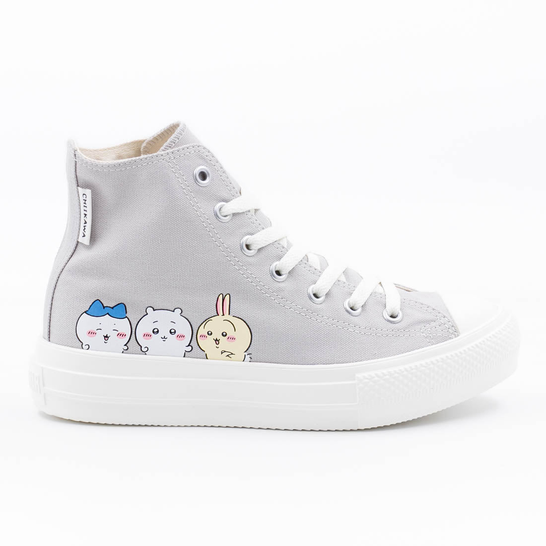 コンバース CONVERSE レディース スニーカー オールスター ライト PLTS PT HI / ちいかわ ハイカット コラボスニーカー 厚底 (ライトグレー) ライトグレー