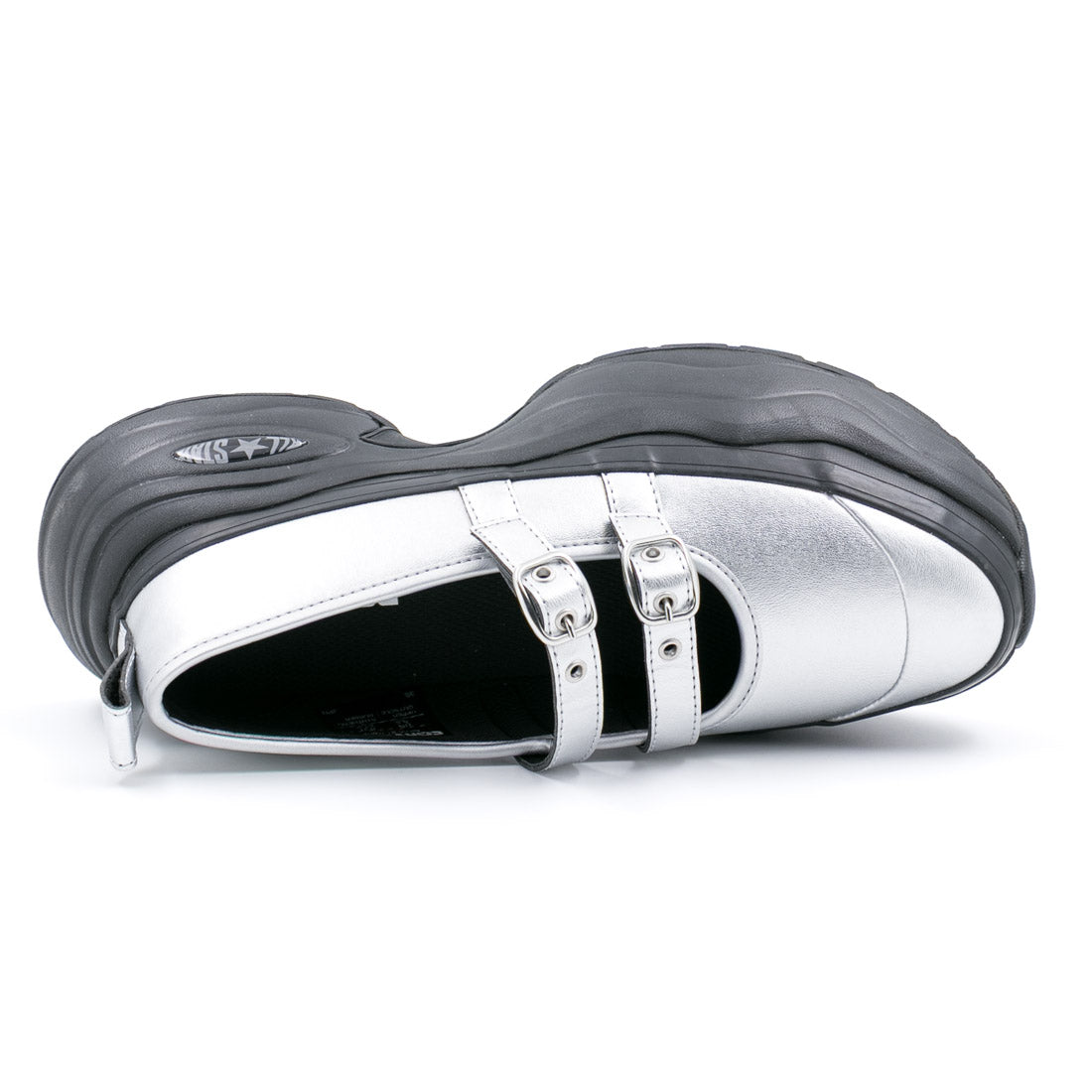 コンバース CONVERSE レディース スニーカー オールスター サージトレーナー MJ ST OX メリージェーン 厚底 ローカット (シルバー/ブラック) シルバー/ブラック