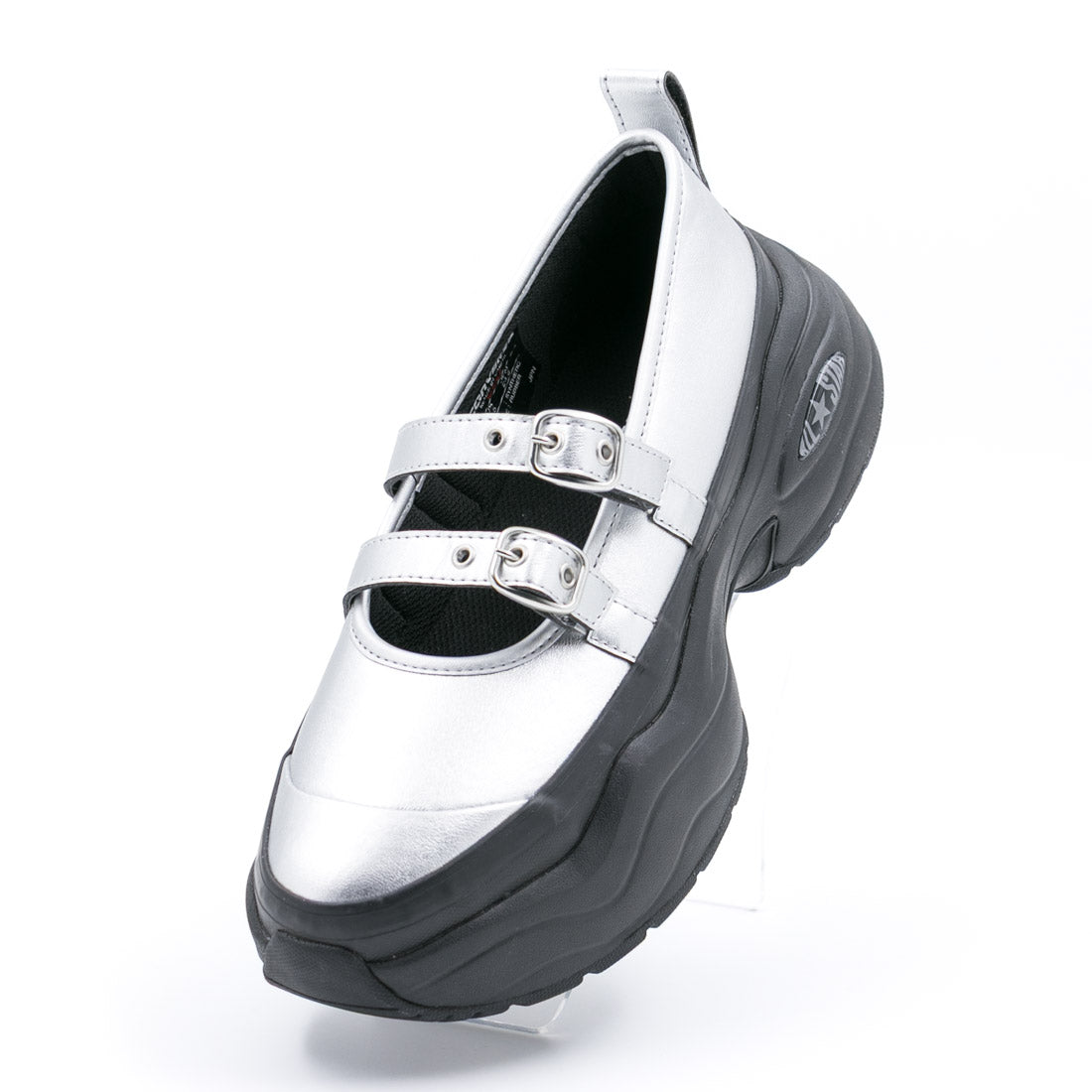 コンバース CONVERSE レディース スニーカー オールスター サージトレーナー MJ ST OX メリージェーン 厚底 ローカット (シルバー/ブラック) シルバー/ブラック