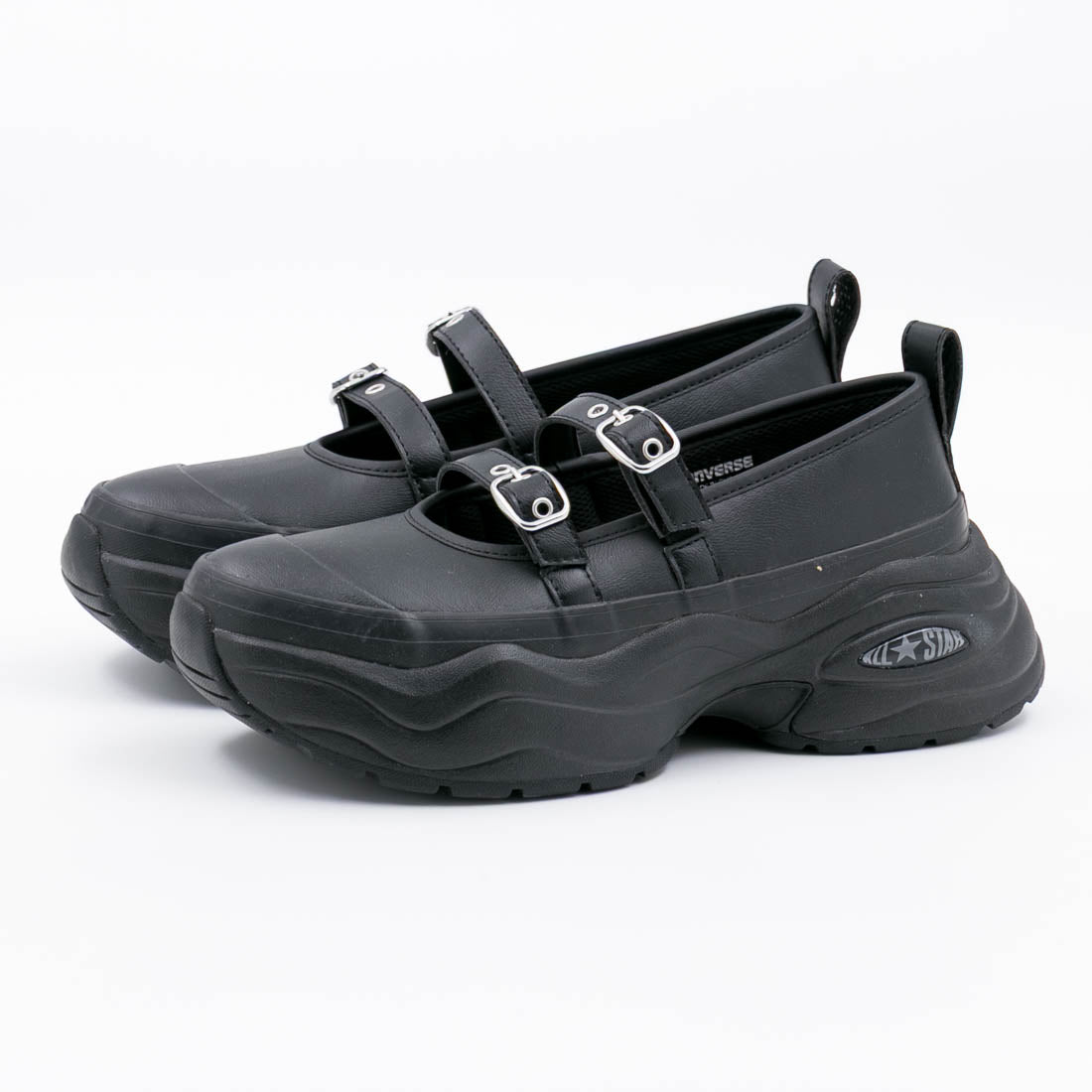 コンバース CONVERSE レディース スニーカー オールスター サージトレーナー MJ ST OX メリージェーン 厚底 ローカット (ブラック) ブラック