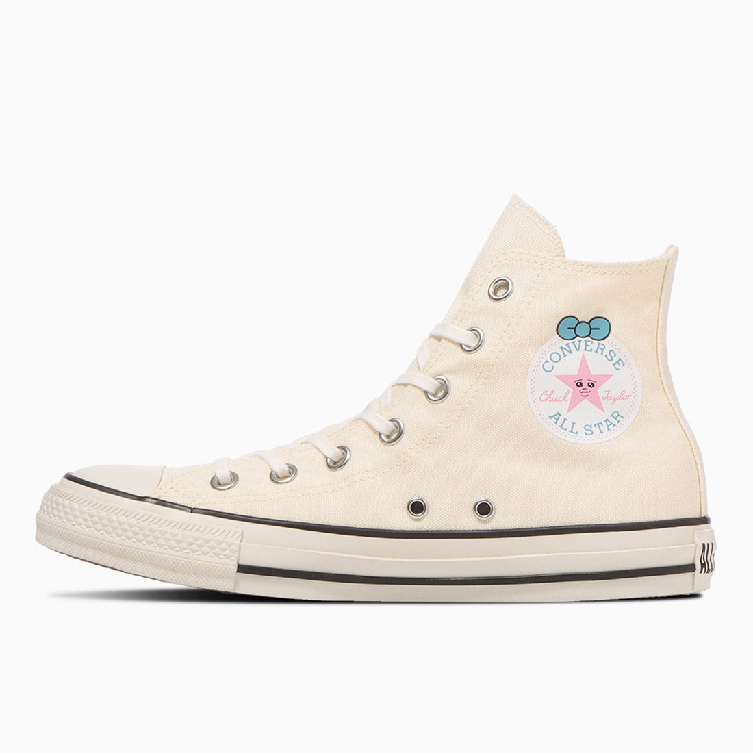 コンバース CONVERSE レディース スニーカー オールスター KM HI / 可哀想に! ハイカット かわいい おぱんちゅうさぎ コラボ (オフホワイト) オフホワイト