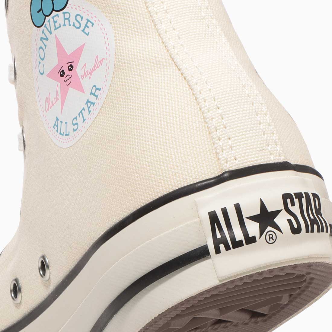 コンバース CONVERSE レディース スニーカー オールスター KM HI / 可哀想に! ハイカット かわいい おぱんちゅうさぎ コラボ (オフホワイト) オフホワイト
