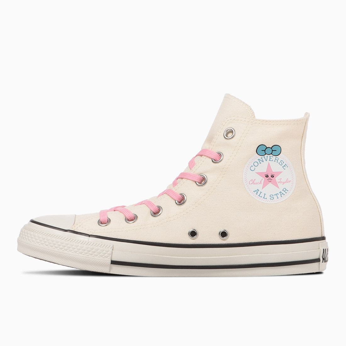 コンバース CONVERSE レディース スニーカー オールスター KM HI / 可哀想に! ハイカット かわいい おぱんちゅうさぎ コラボ (オフホワイト) オフホワイト