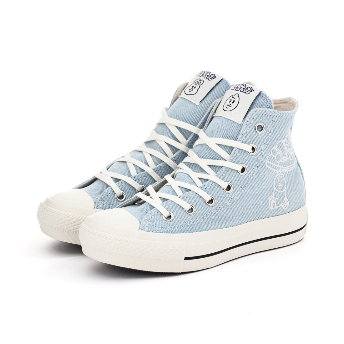 コンバース CONVERSE レディース スニーカー オールスター PLTS OG HI / 可哀想に! 厚底 軽量 ハイカット んぽちゃむ (ライトブルー) ライトブルー