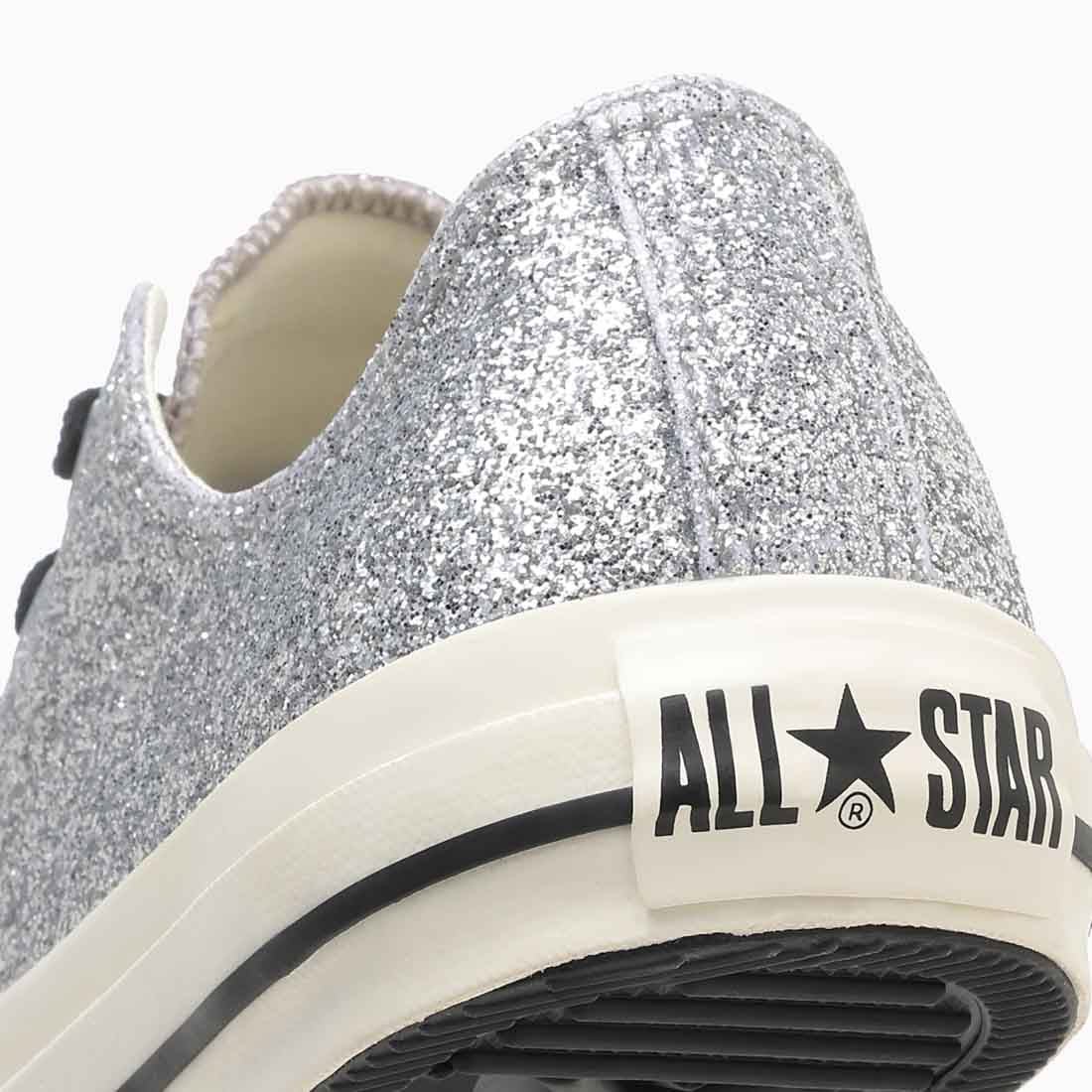 コンバース CONVERSE レディース スニーカー オールスター GT HI & OX グリッター シルバー ハイカット ローカット シンプル (ローカット) ローカット