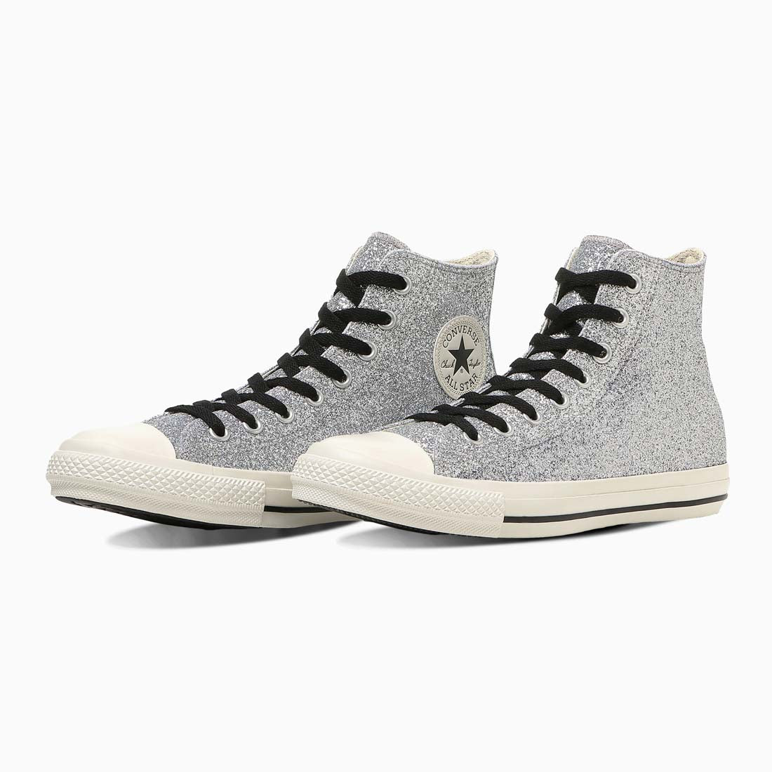 コンバース CONVERSE レディース スニーカー オールスター GT HI & OX グリッター シルバー ハイカット ローカット シンプル (ハイカット) ハイカット
