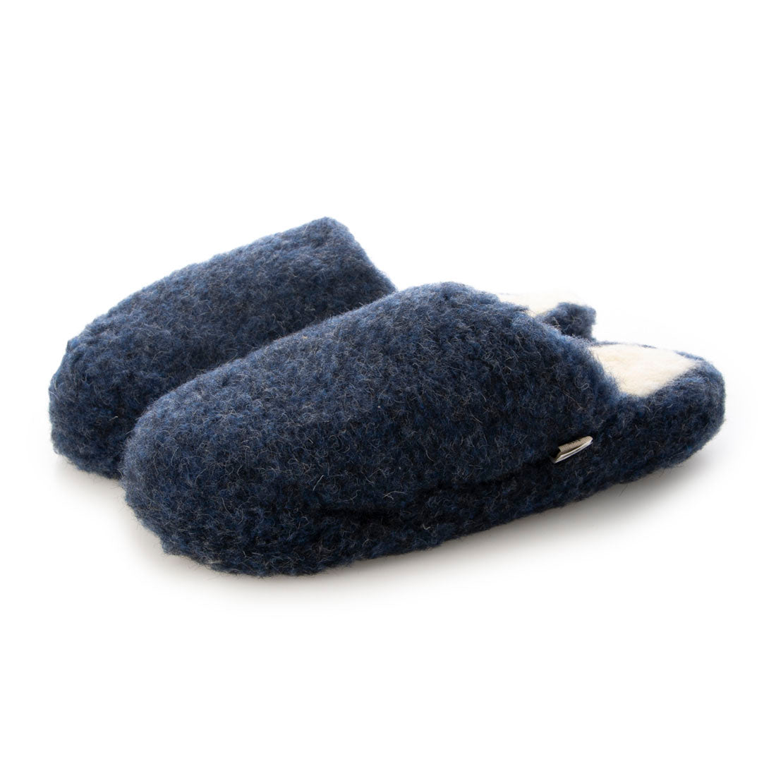 コールドブレーカー COLDBREAKER ウール100% あったかスリッパ,Dark Blue