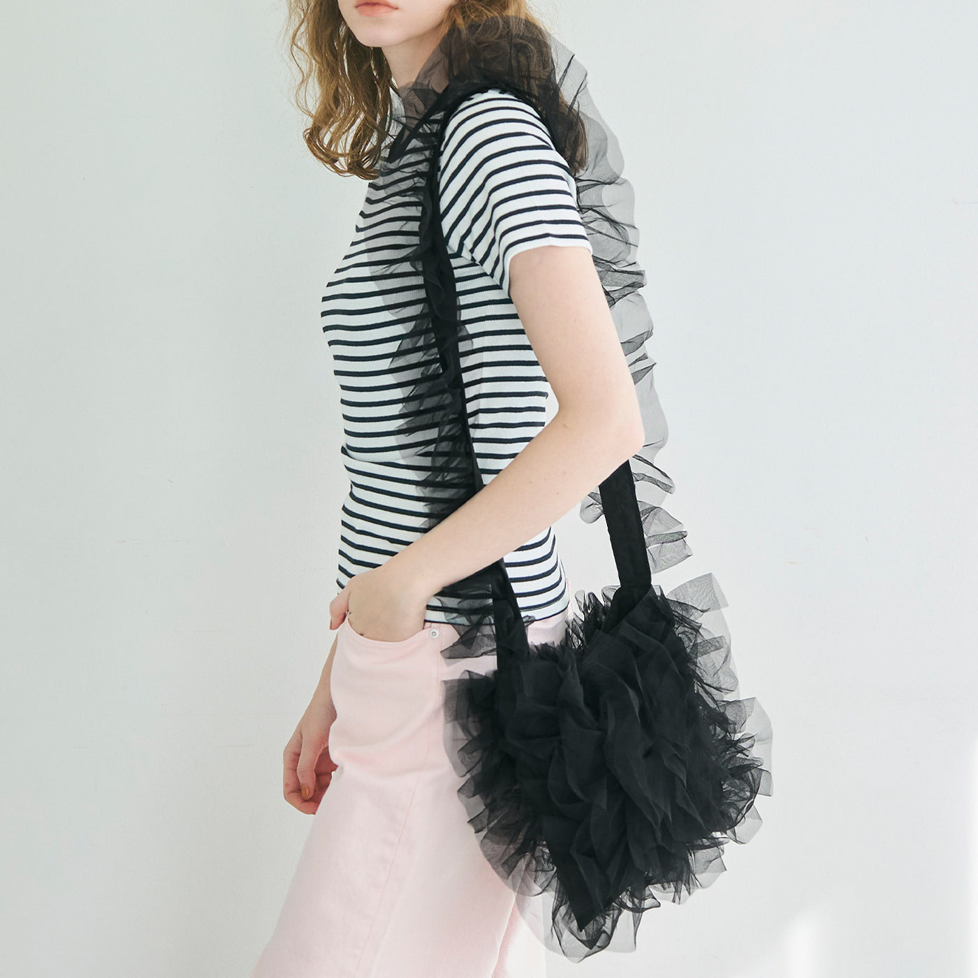 coca coca 蕾絲荷葉邊包