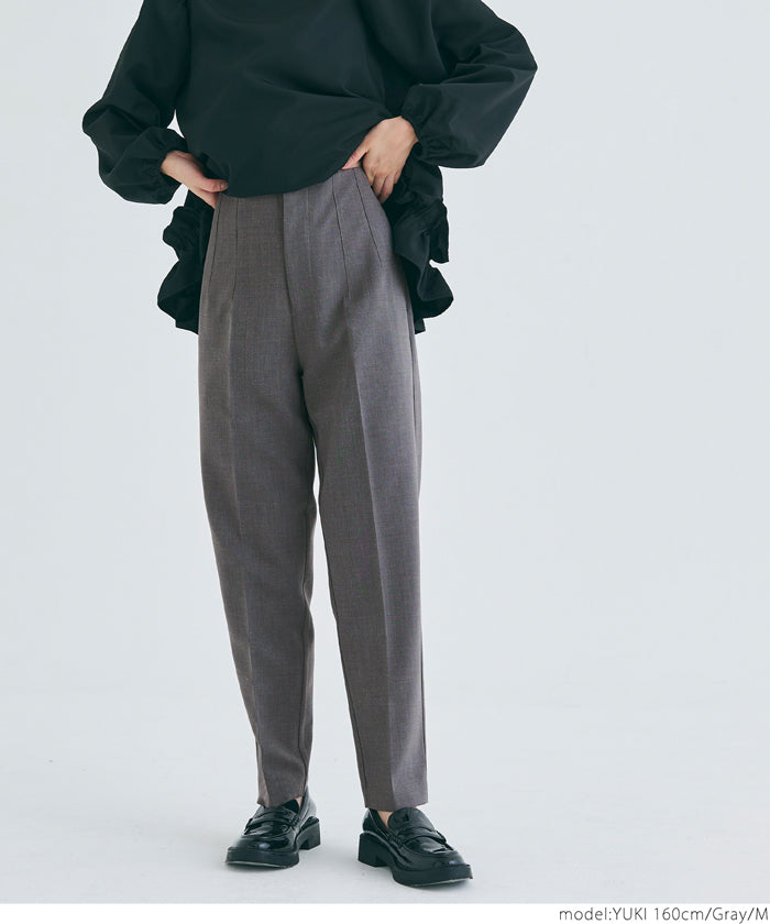 コカ coca ウールライクボンディングテーパードパンツ