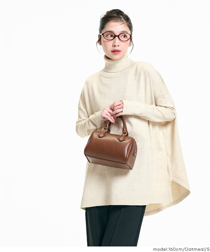 コカ coca タートルニットチュニック (Dk.brown) Dk.brown