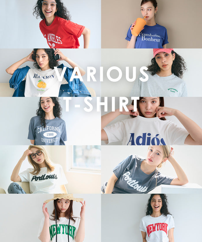 コカ coca アソートデザインクルーネックTシャツ (B) B