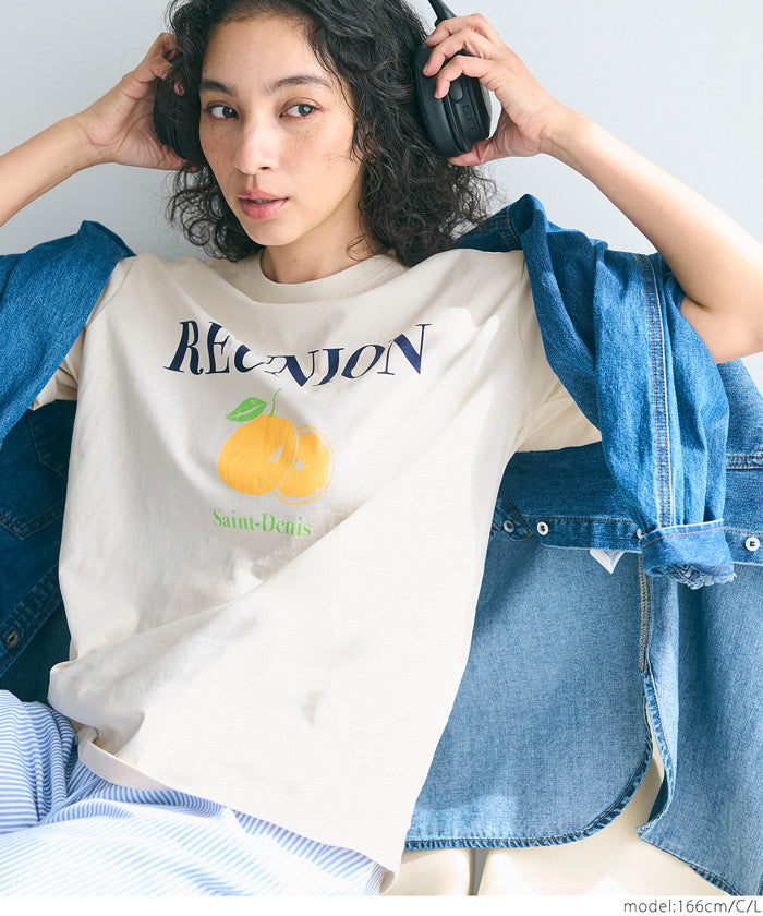 コカ coca アソートデザインクルーネックTシャツ (B) B