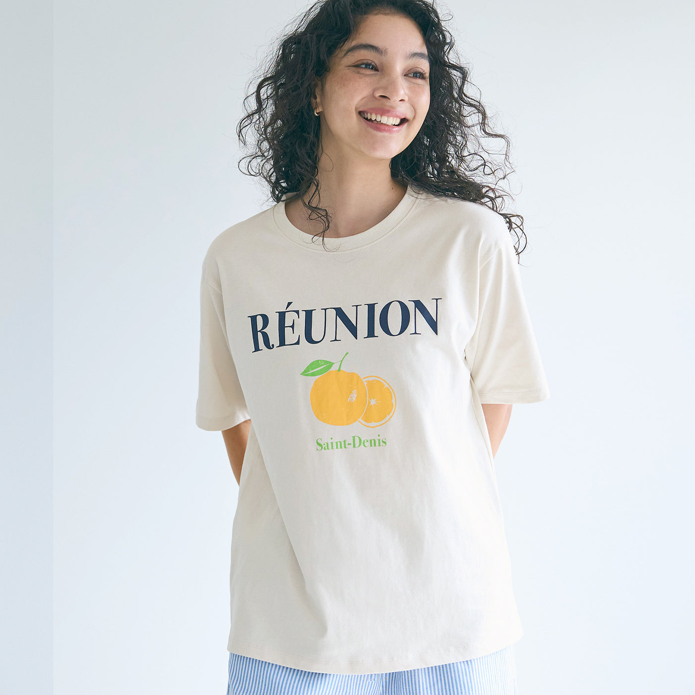 コカ coca アソートデザインクルーネックTシャツ (C) C