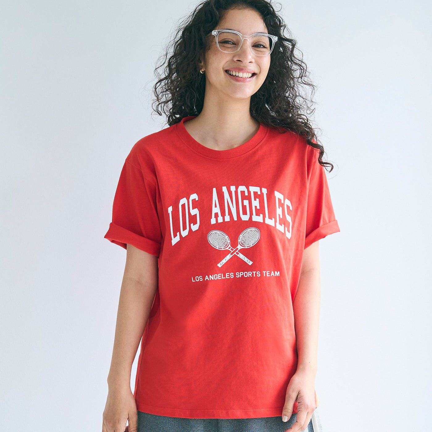 コカ coca アソートデザインクルーネックTシャツ (A) A