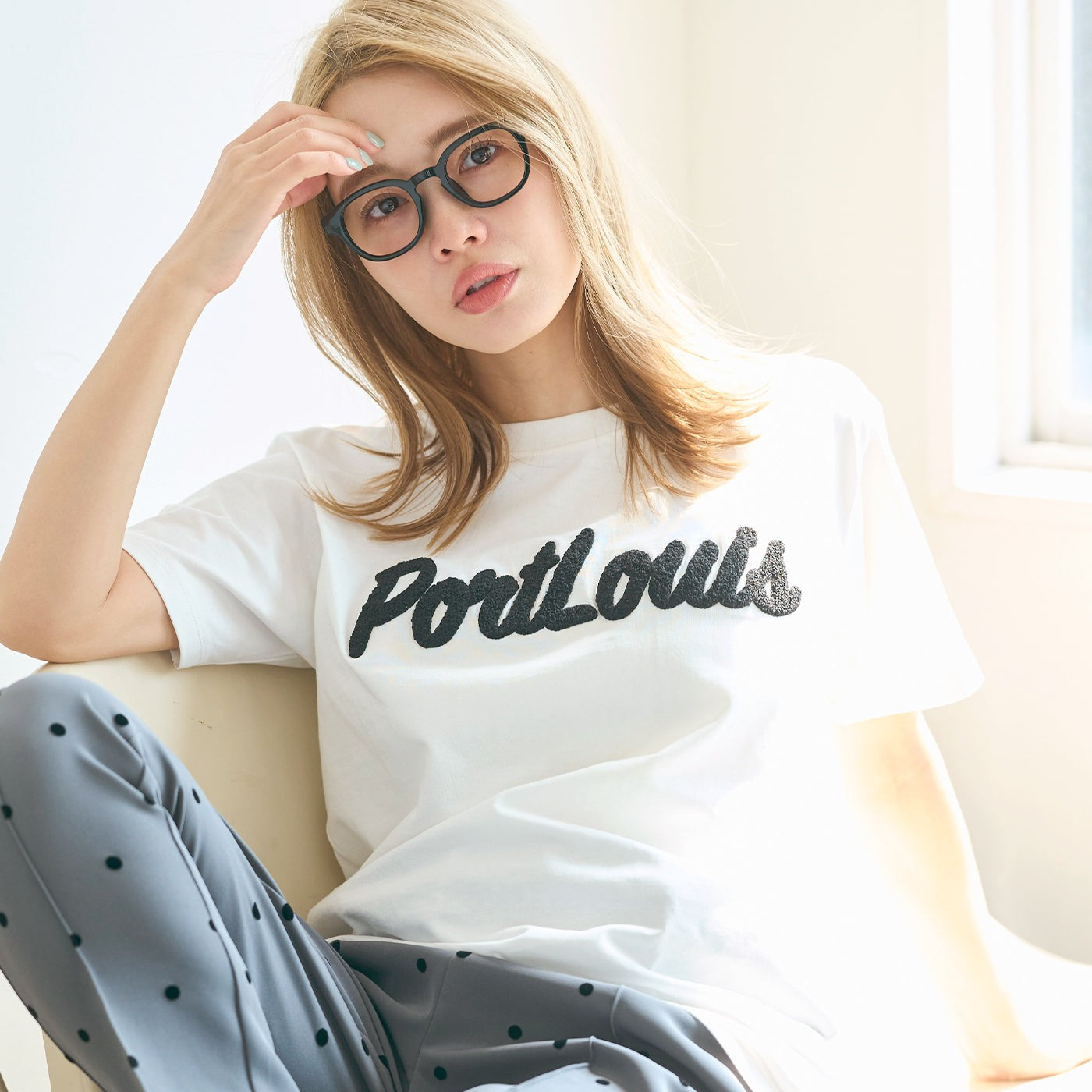 コカ coca アソートデザインクルーネックTシャツ (G) G