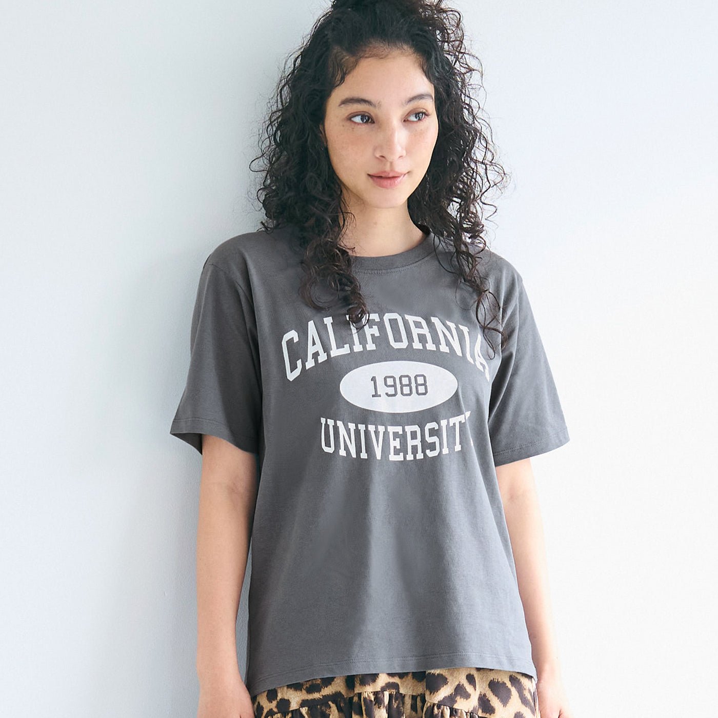 コカ coca アソートデザインクルーネックTシャツ (E) E