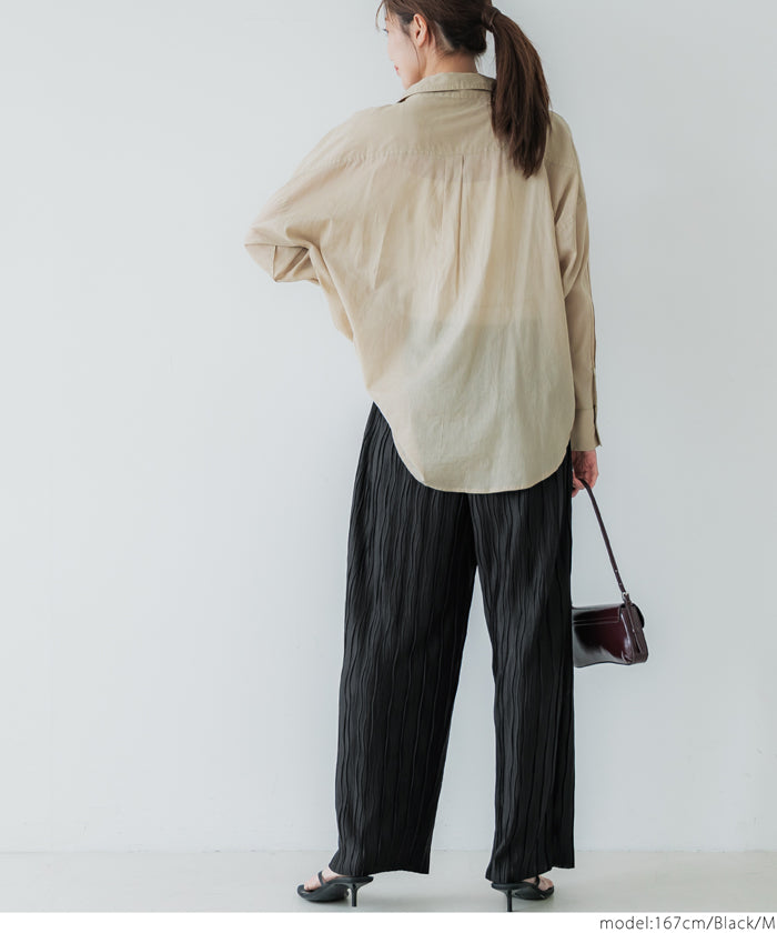 コカ coca スリムウェーブパンツ (Khaki) Khaki