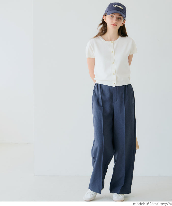 コカ coca 金ボタンニットトップス (Black) Black