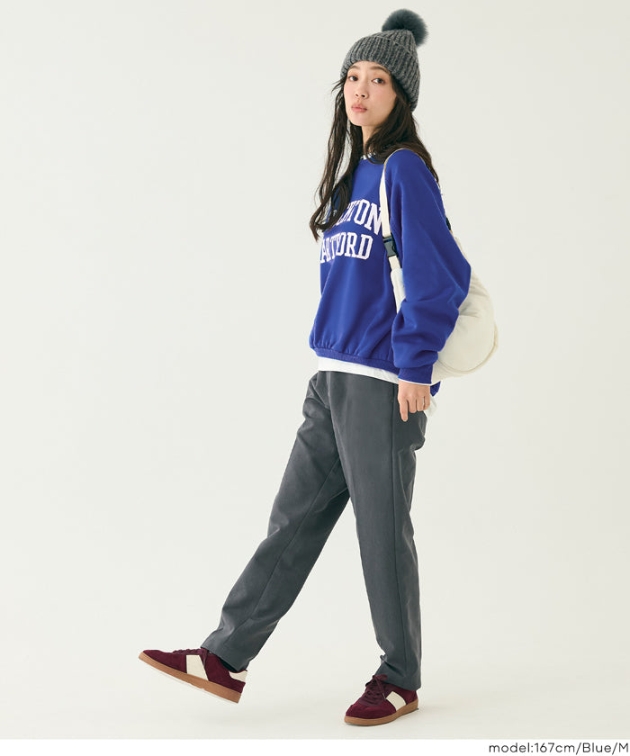 コカ coca 裏起毛ラグランロゴスウェット (Charcoal) Charcoal