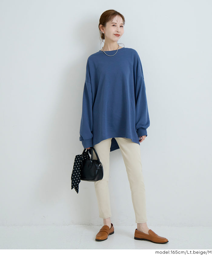 コカ coca ウルトラストレッチ スキニーパンツ股下65cm (Navy) Navy