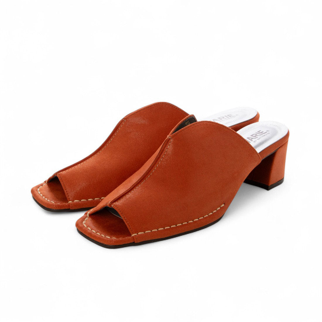 クロールバリエ COULEUR VARIE 【洗える】アウトステッチ Vカット ミュールサンダル (OR/MD) OR/MD