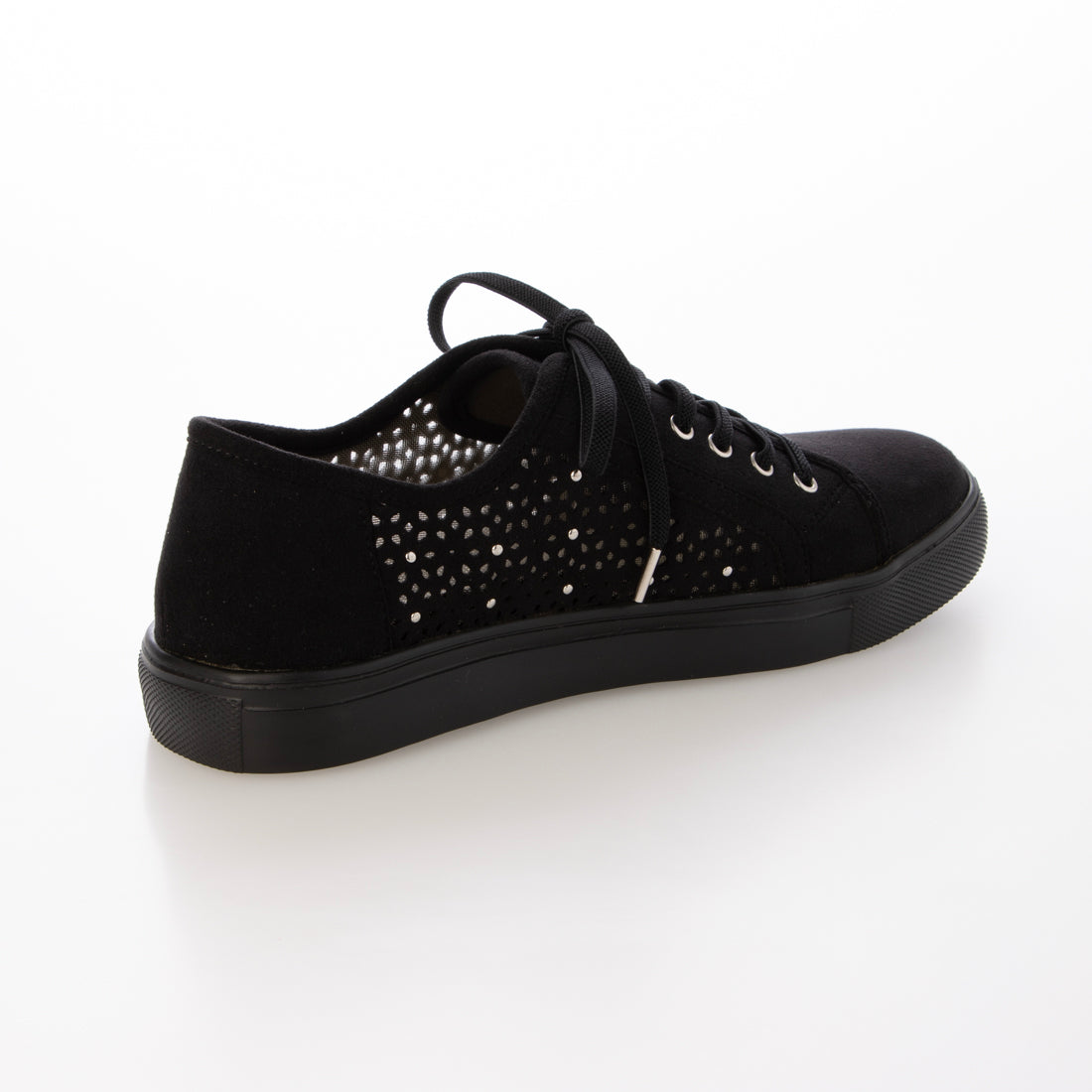 クロールバリエ COULEUR VARIE 【洗える】 スタッズ付きスニーカー (BL) BL