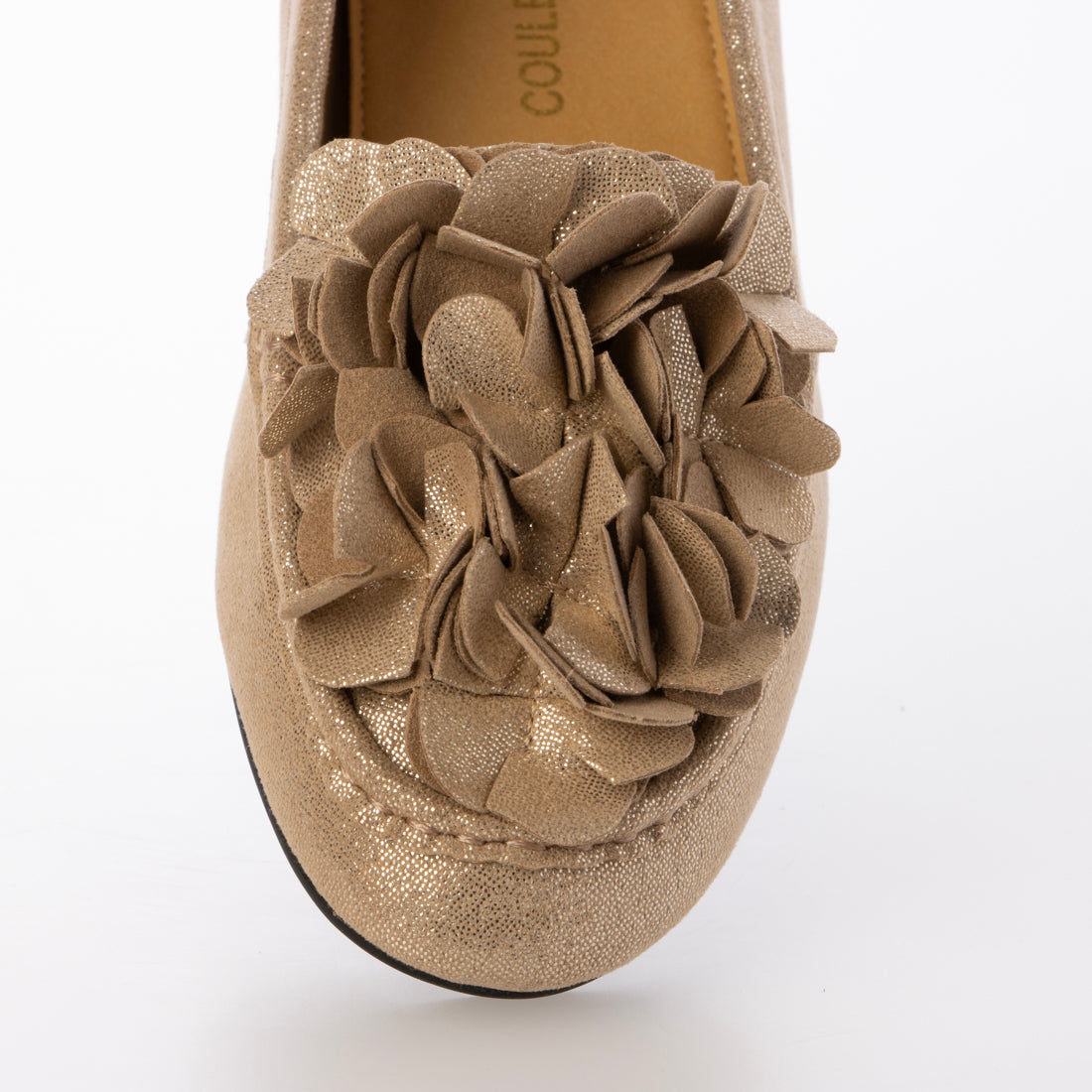 クロールバリエ COULEUR VARIE CV351281 立体フラワースリッポン (D/BE) D/BE