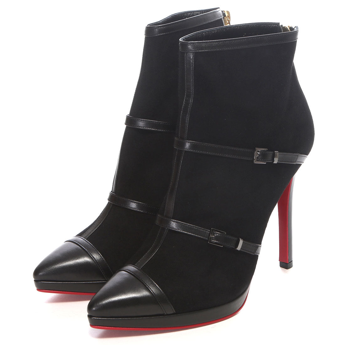 【新品・未使用】COMEX コメックス/12cmハイヒールショートブーツメッシュ COMEX 12cm high heel short boots
