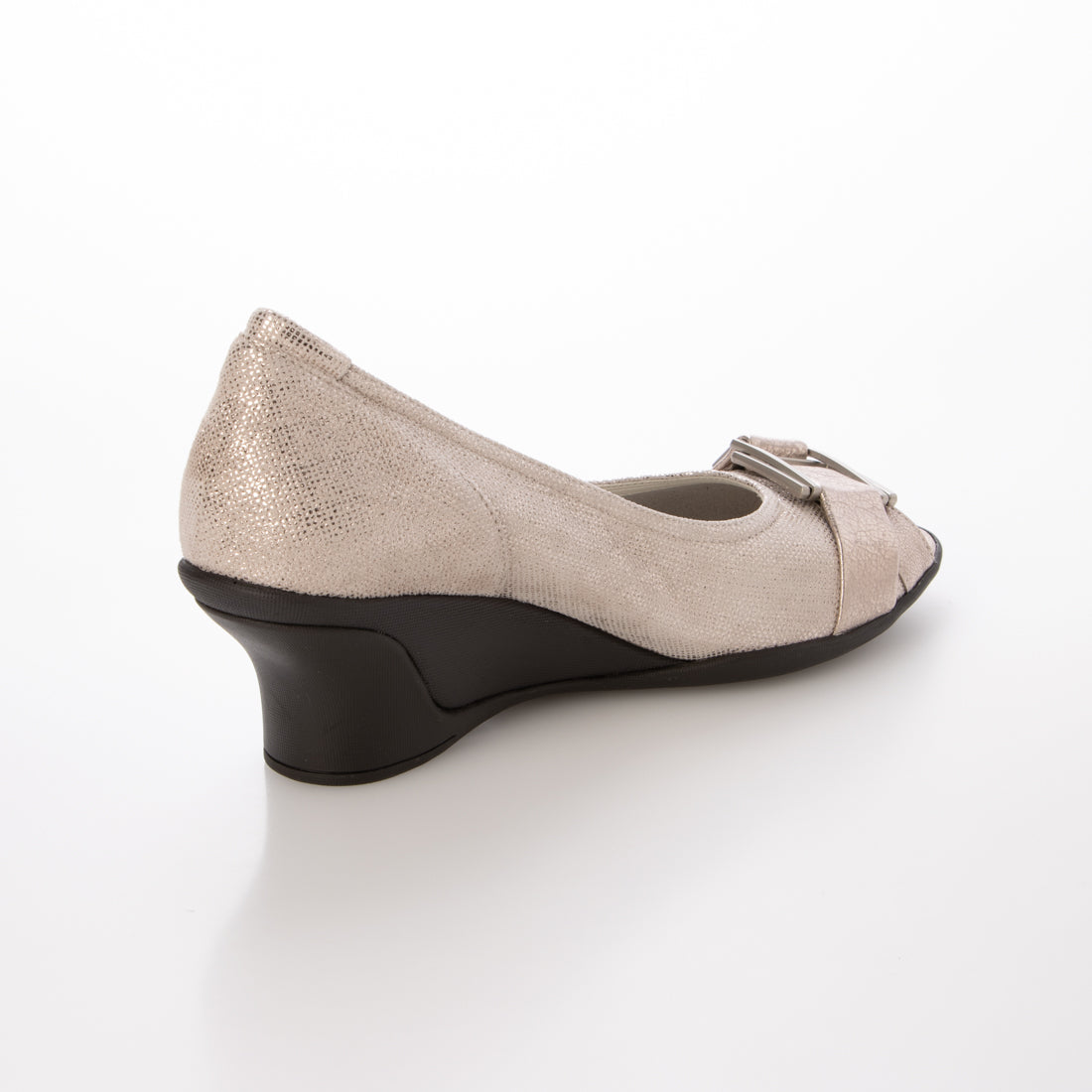 コンポジションナイン composition9 オープントゥコンフォートパンプス (ゴールドコンビ) ゴールドコンビ