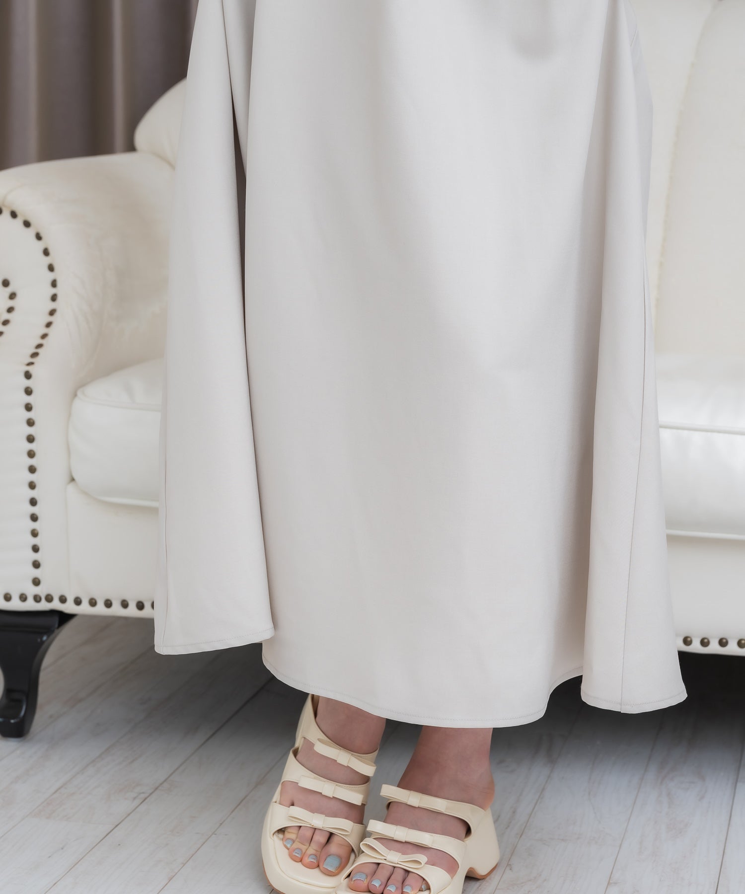 クチュールバイロジータ couture BY ROJITA テーラードシアーブラウス×キャミワンピースセット (ベージュ) ベージュ