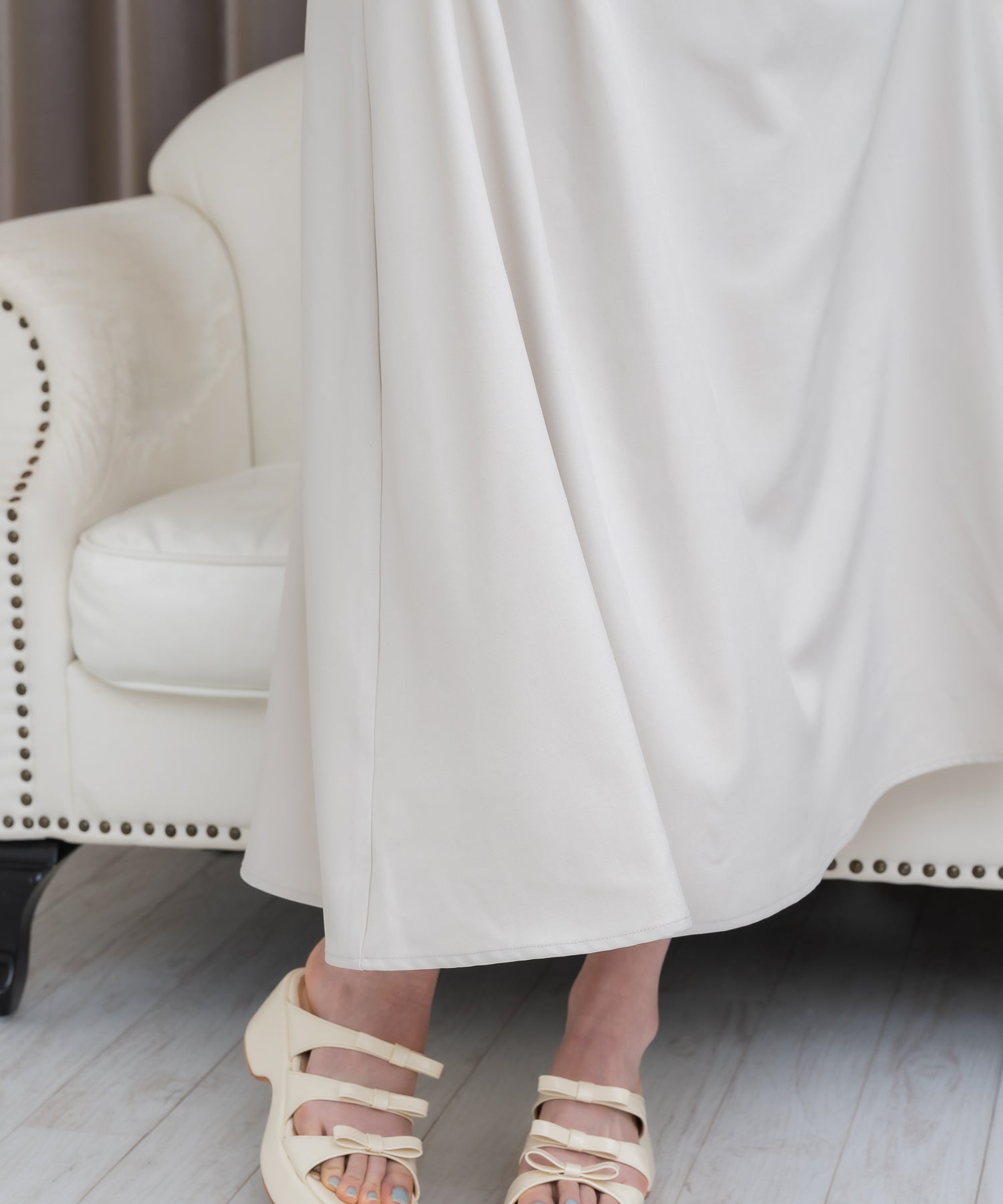 クチュールバイロジータ couture BY ROJITA テーラードシアーブラウス×キャミワンピースセット (ベージュ) ベージュ