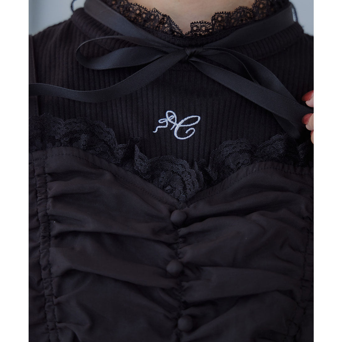 クチュールバイロジータ couture BY ROJITA レイヤード風オフショルワンピース (チェック) チェック