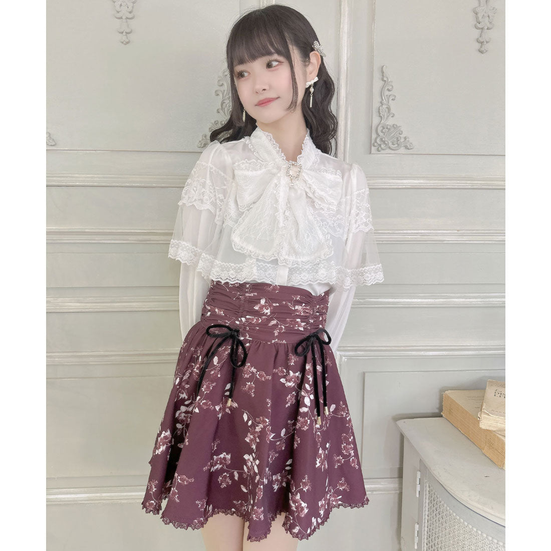 クチュールバイロジータ couture BY ROJITA シャーリングギャザースカショーパン (マルチ) マルチ