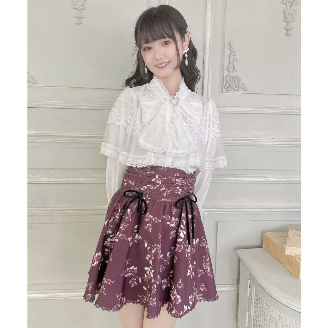 クチュールバイロジータ couture BY ROJITA シャーリングギャザースカショーパン (マルチ) マルチ