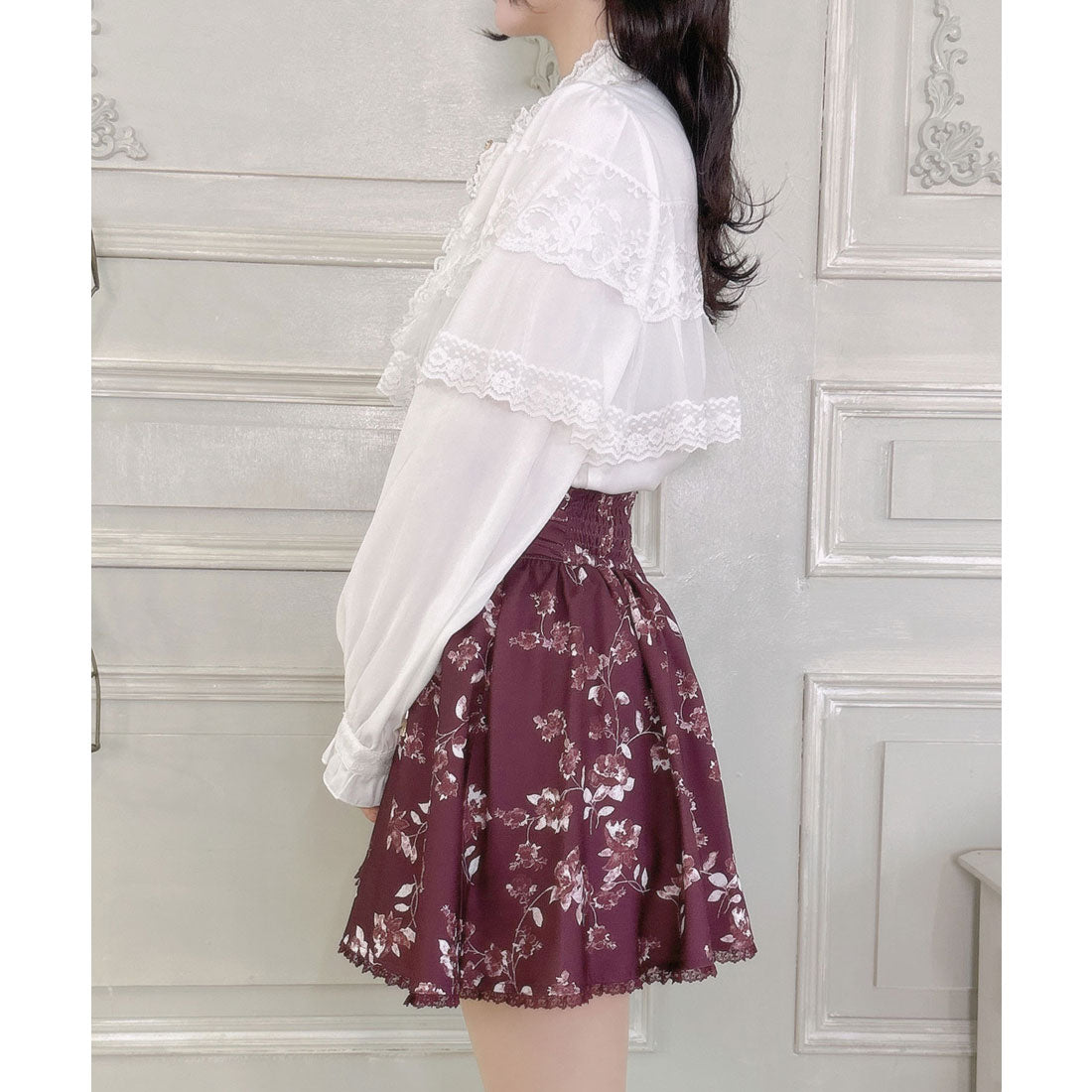 クチュールバイロジータ couture BY ROJITA シャーリングギャザースカショーパン (マルチ) マルチ