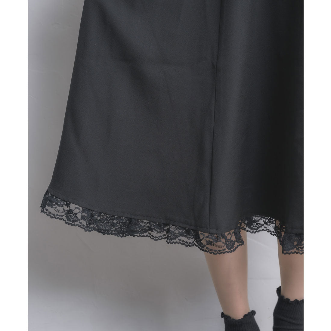 クチュールバイロジータ couture BY ROJITA レーシードッキング長袖ワンピース (ブルー) ブルー