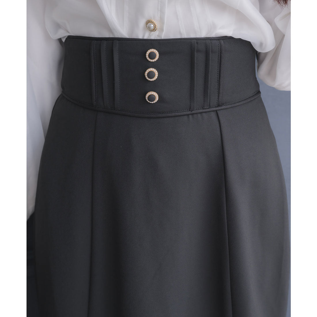 クチュールバイロジータ couture BY ROJITA レース透かしマーメイドスカート (チェック) チェック