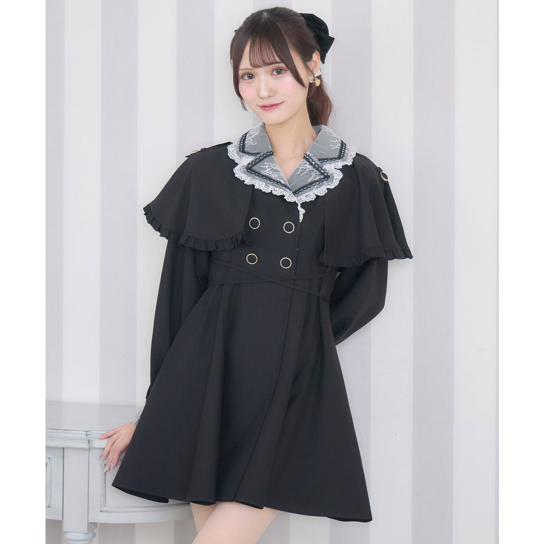 クチュールバイロジータ couture BY ROJITA テーラードワンピース (ブラック) ブラック