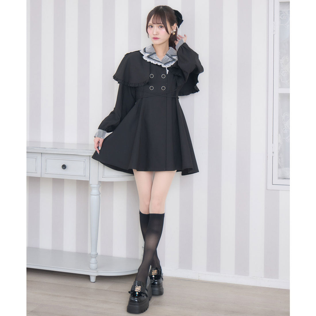 クチュールバイロジータ couture BY ROJITA テーラードワンピース (ブラック) ブラック