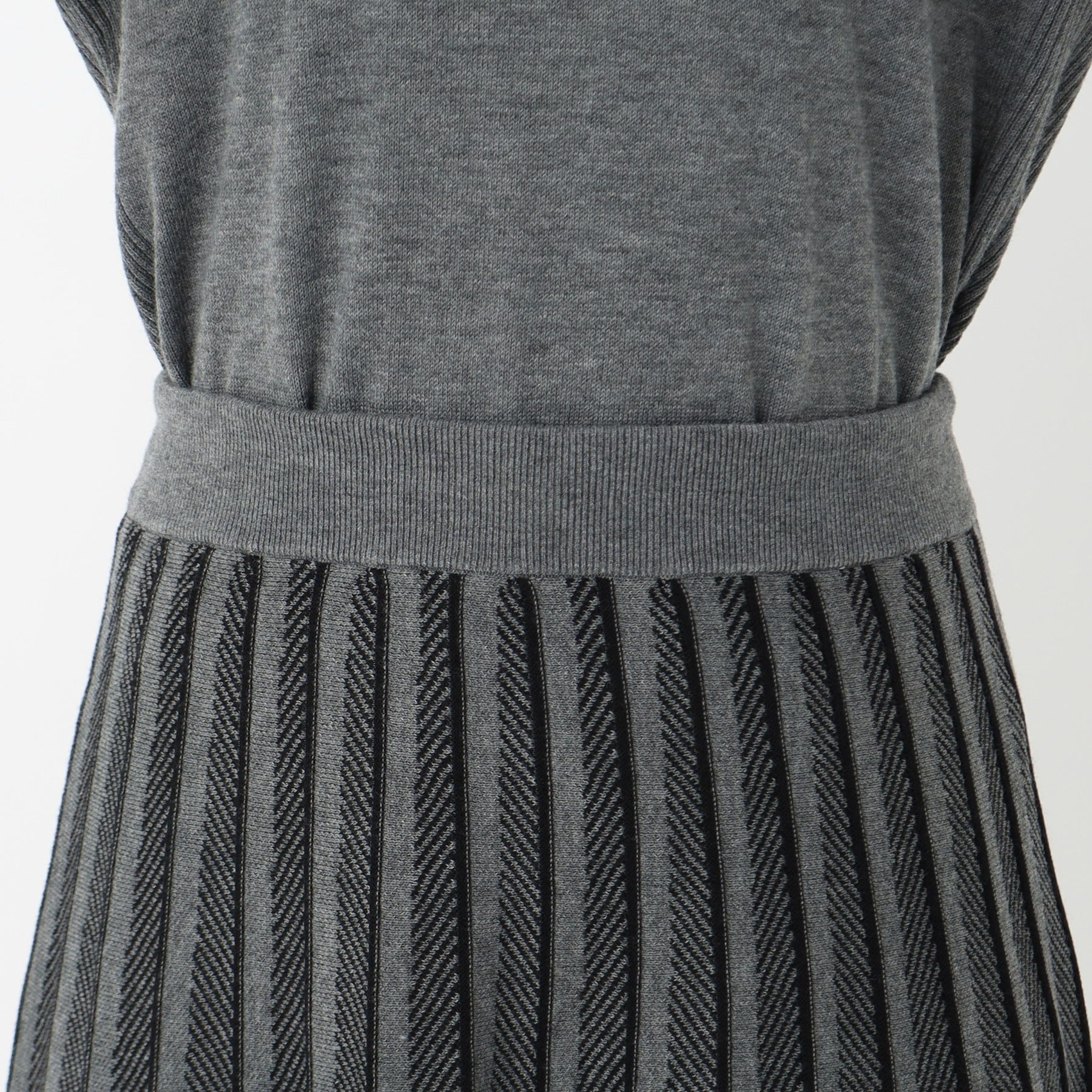 コルディア CORDIER 【セットアップ/S~3Lサイズ】アーバンヤーンニットスカート (ブルー(493)) ブルー(493)