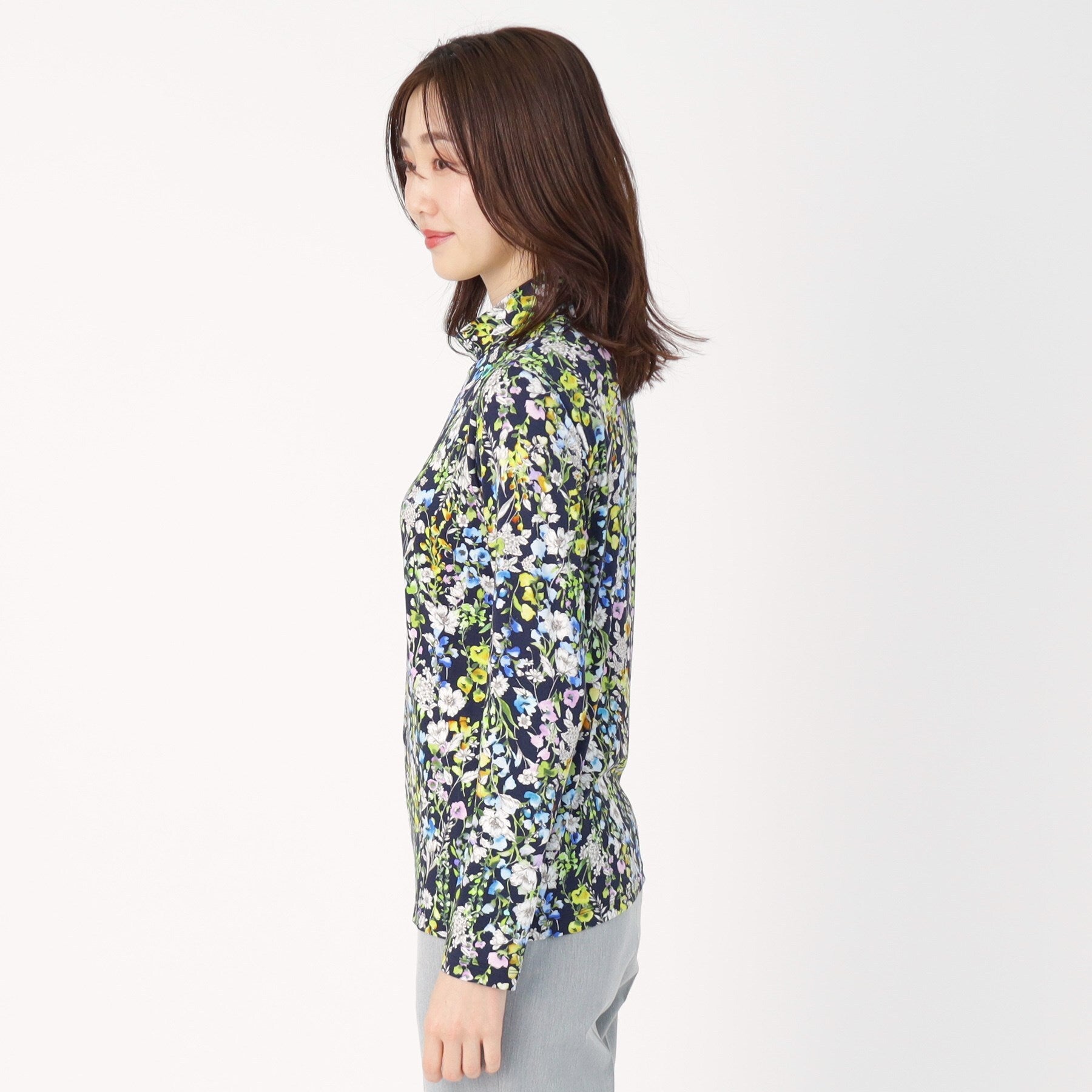 コルディア CORDIER 【M~4Lサイズ】ソフトベアテン ハイネックプルオーバージャージ