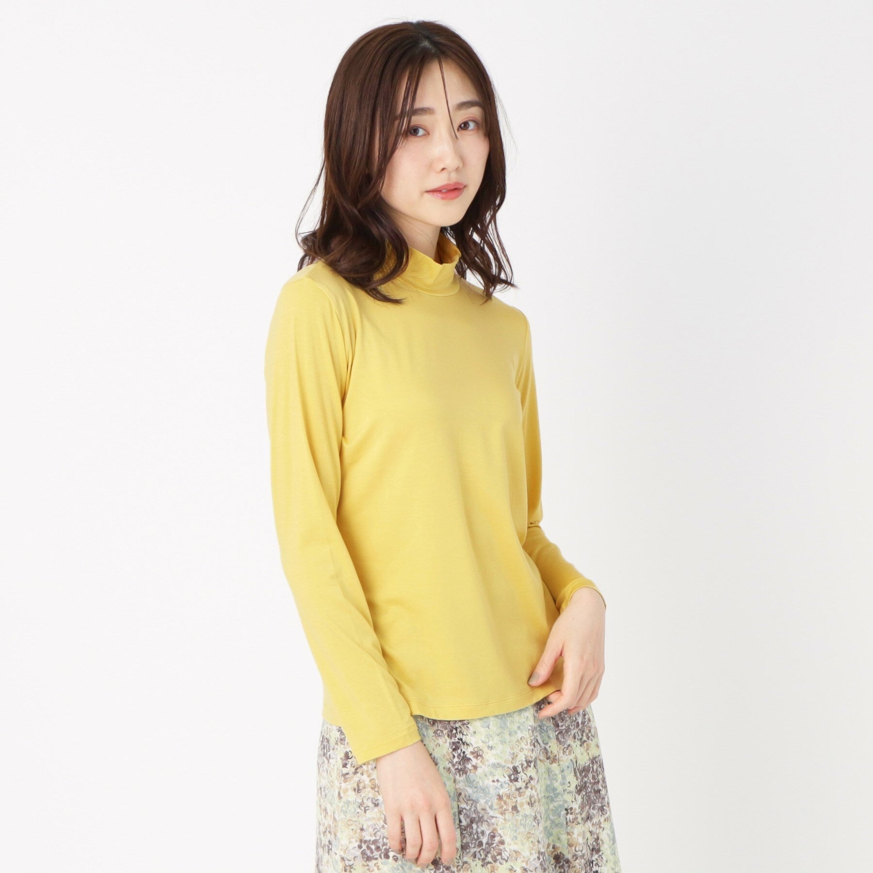 コルディア CORDIER 【M~4Lサイズ】ソフトベアテン ハイネックプルオーバージャージ