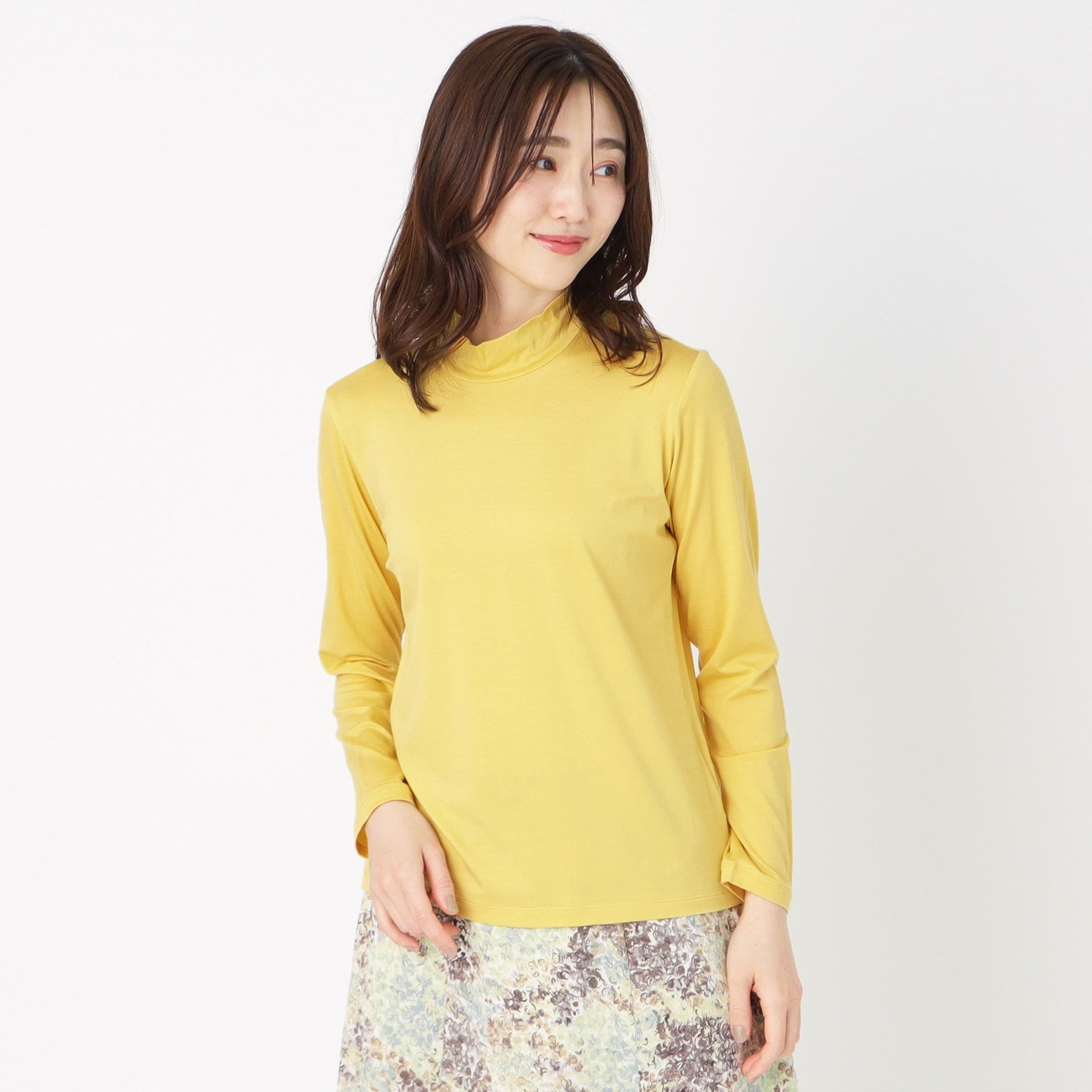 コルディア CORDIER 【M~4Lサイズ】ソフトベアテン ハイネックプルオーバージャージ