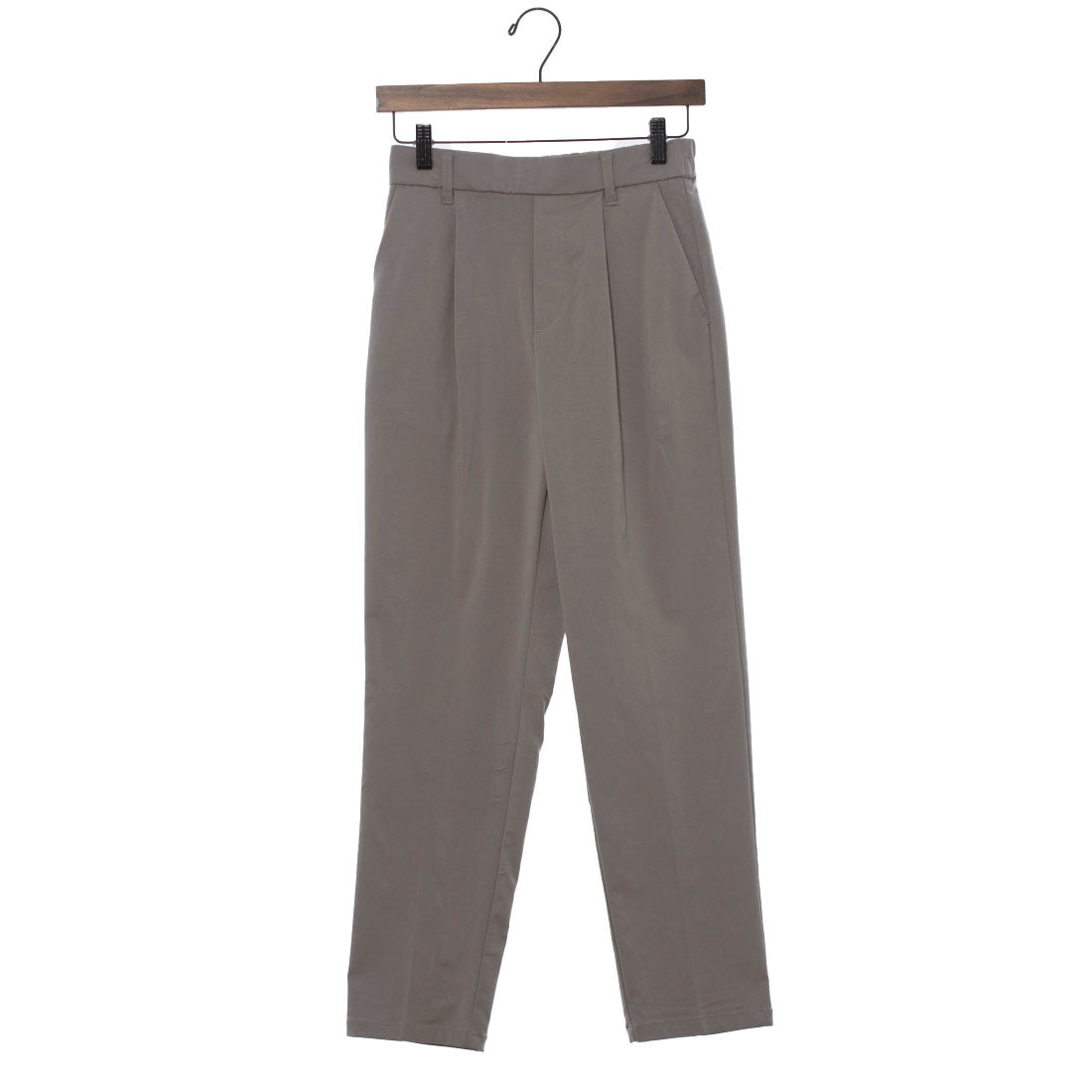 コムサモデルズ COMME CA MODELS 【美しいベーシックパンツ】 ストレッチテーパードパンツ (グレージュ) グレージュ
